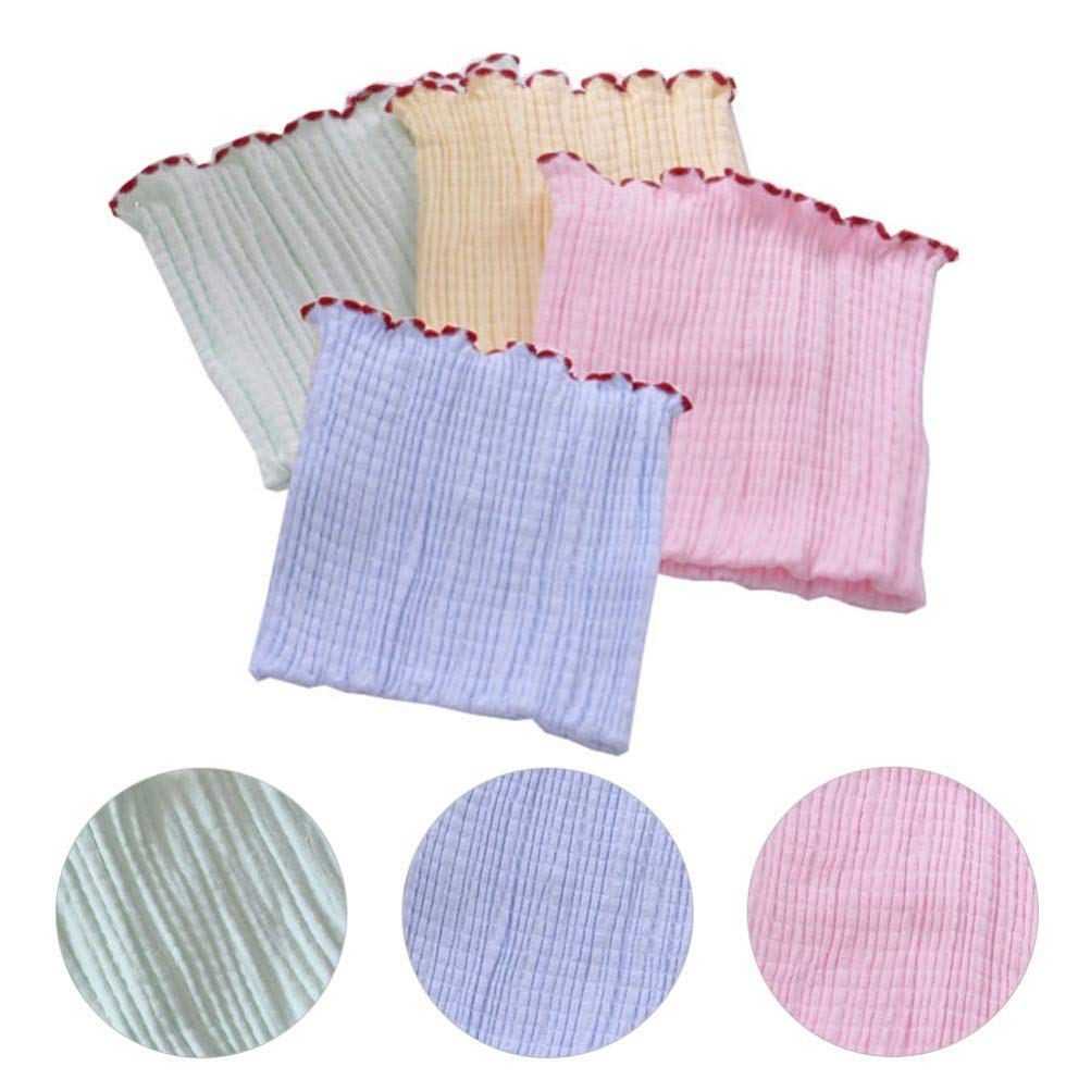 NUOBESTY Cotton Newborn Umbilical Cord, 4pcs Random Color Belly Band Baby Belly Cover Newborn Waist Support Band to Protect Baby Abdomen |54X17CM - Image 3